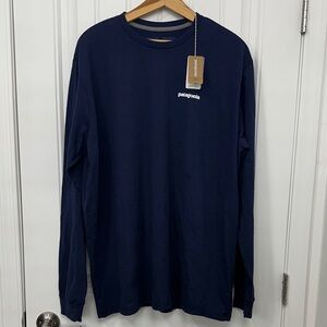 Patagonia NWT Men's Navy Long Sleeve Shirt XL STY38580